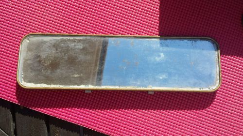 Vintage sun visor clip on mirror  1940's 1950's 1960s