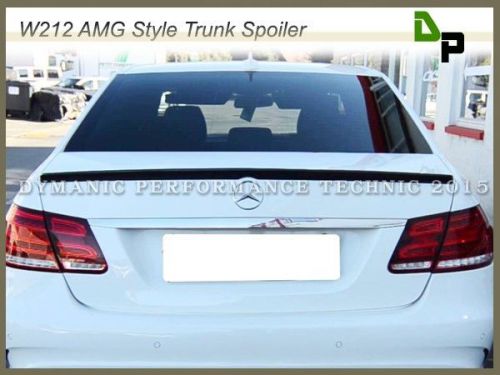 Benz 2010-2015 w212 e250 e350 e550 4dr #040 black color amg style trunk spoiler