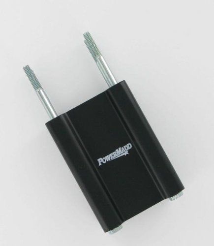 Powermadd 45507 black 3" non pivot riser block for ski doo