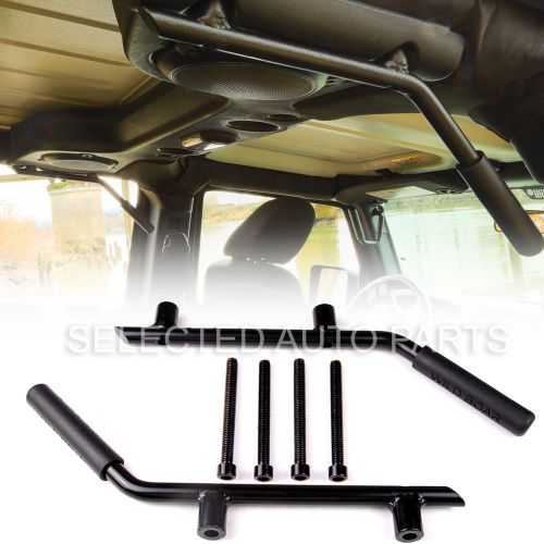 For 2007-2015 jeep wrangler jk 2 &amp; 4 door 2x rear bolt-on grab handles bars