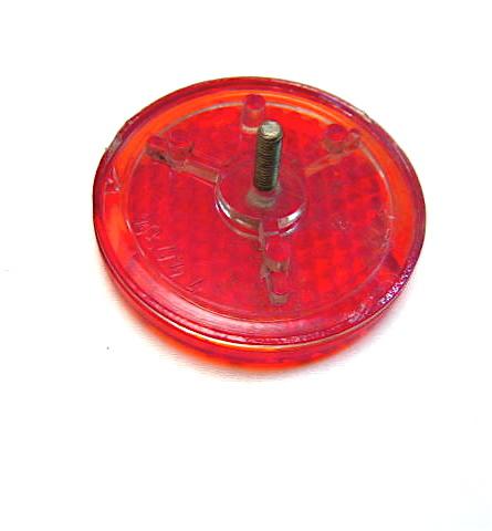 Alfa Fiat Lancia Maserati 2 x ROUND REAR REFLECTOR STARS NOS, US $15.00, image 2