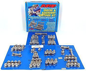 Arp engine &amp; accessory fastener kit 594-9601 pontiac 350 455 stainless 300