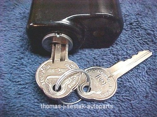 New spare tire lock with gm keys chevy corvette stingray 63 64 65 66