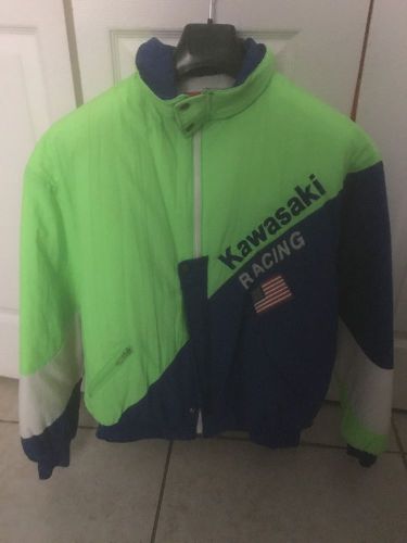 Vintage "kawasaky racing team" jacket  grenn team