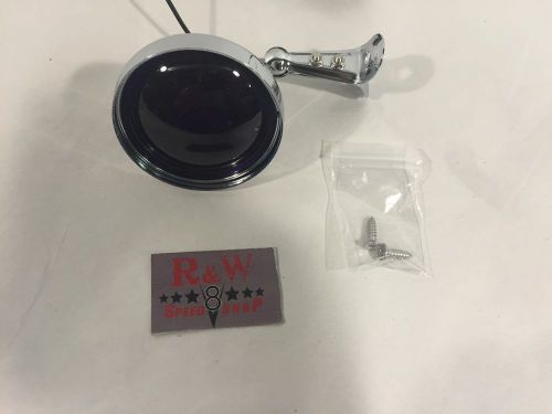 Vintage style chrome anti glare interior light red purple night vision map