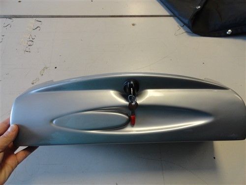 Universal locking glove box door w / (2) keys 18 1/8" x 7 3/8"  gray marine boat