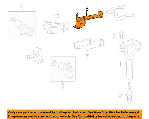Mitsubishi oem 14-15 mirage 1.2l-l3 ignition system-mount bracket 1862b334