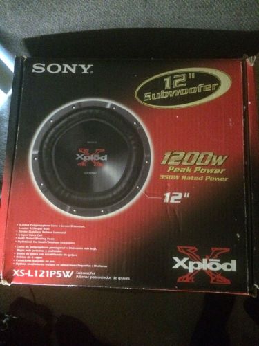 Sony xplod xs-l121p5 12&#034; sub subwoofer 1200w 4 ohm used rated power 350w