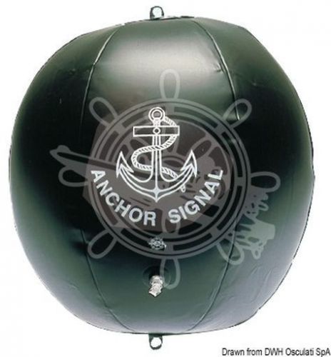 Osculati black inflatable ball safety anchor 400mm