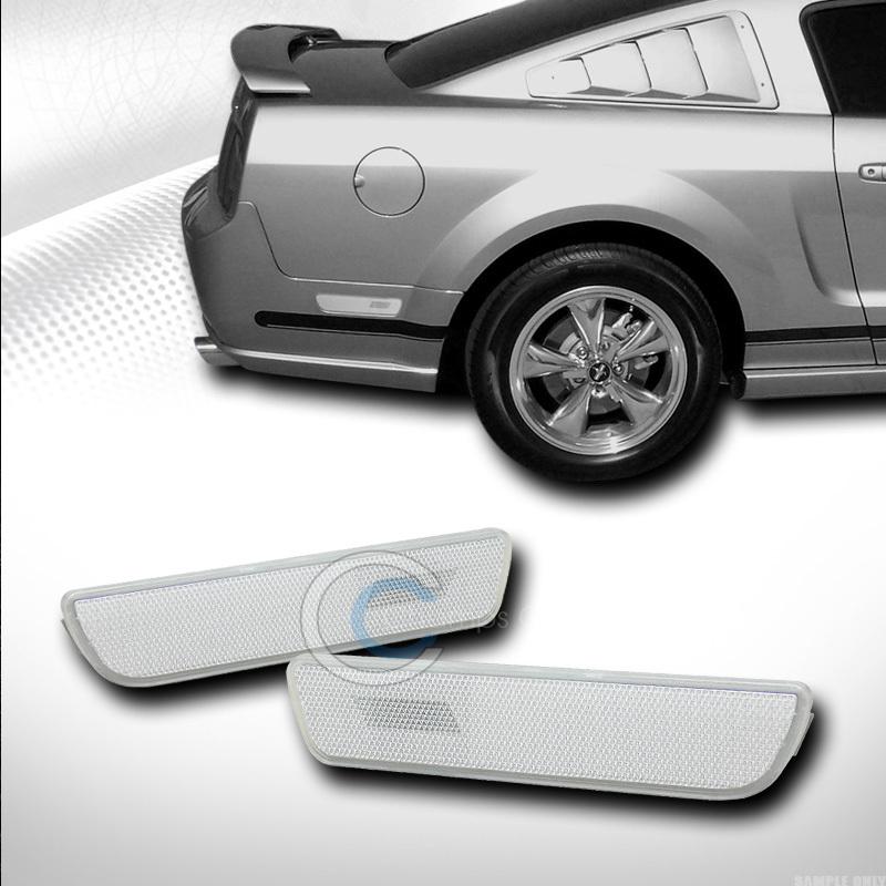 Buy CRYSTAL CLEAR REAR BUMPER SIDE MARKER REFLECTOR LIGHTS LAMPS 0509