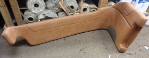 Scout 275d starboard bow back rest brown / tan 67" x 22" marine boat