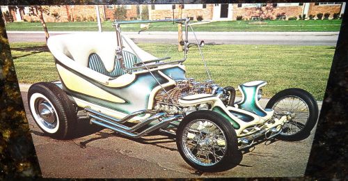 Big daddy ed roth &#039;s &#034;outlaw&#034; rare original revell promo card/post card nice!!
