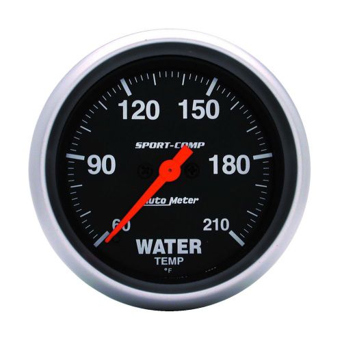 Auto meter 3569 sport-comp; electric low temperature water gauge