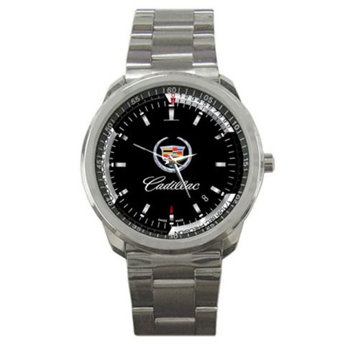 Rare item cadillac big emblem sport metal watch