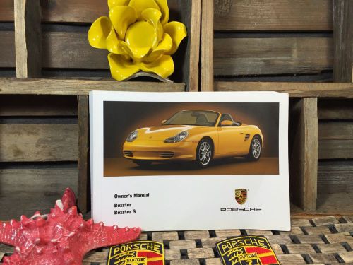 2003 porsche boxster s owners manual ((buy oem)) boxster / boxster s new!!!