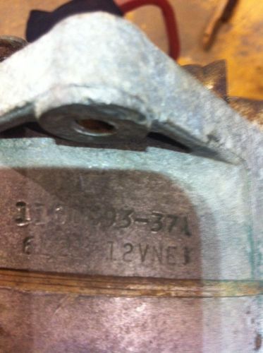 Vintage used generator alternator with bracket 1100693-37v corvette camaro