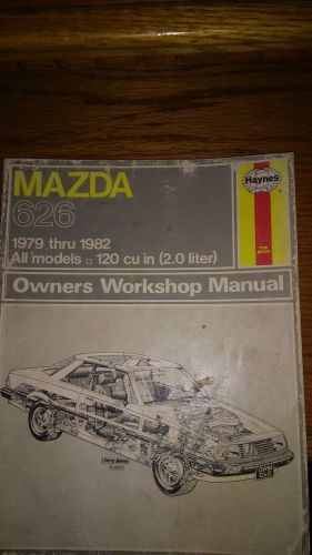 Haynes repair manual for 1979-1982 mazda 626 (648)