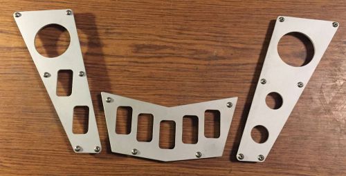Dash panel polaris ranger rzr 800 xp 900 cnc billet 5 add switch  aluminum