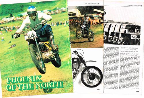 Old ccm motorcycle article / photos / pictures