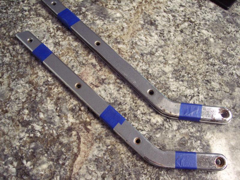 Original 1963-1966 Corvette Seat Side Rail Chrome Excellent Survivor 4 piece set, US $145.00, image 2