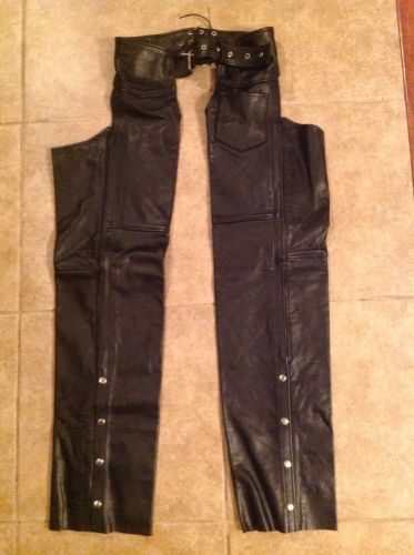 Universal rider motorcycle chaps- size xl