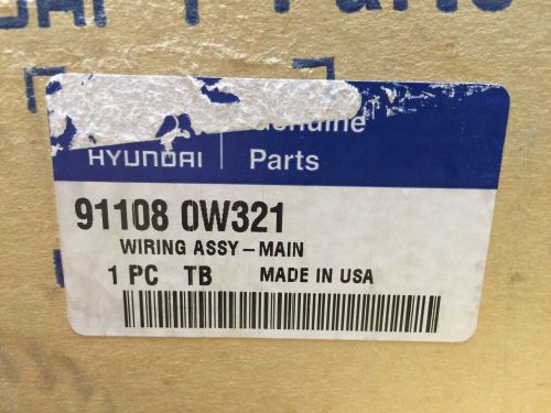 New oem hyundai 911080w321 wiring assembly - main wiring harness 91108-0w321