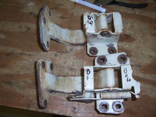 1965 1966 chevrolet cadillac deville front upper lower door hinge set pair left