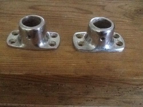 (  2  )  marine boat oval bases  1 1/4" x  2 3/4"