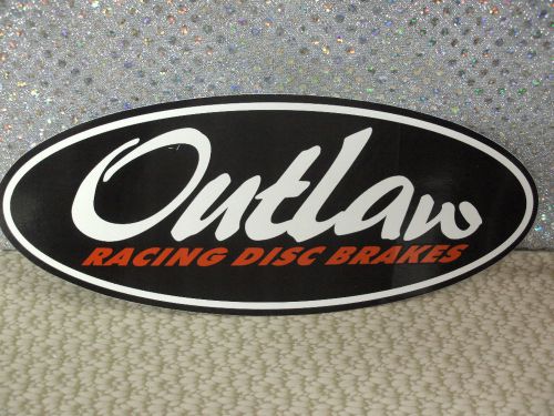 Racing car sticker, outlaw, racing disc brakes