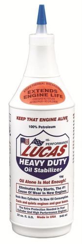 Lucas oil 10001 motor oil additive heavy duty oil stabilizer conventional 12pack