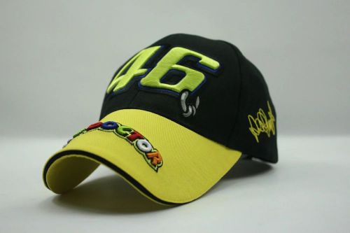 2016 racing valentino rossi the doctor 46 moto gp baseball hat peaked cap black