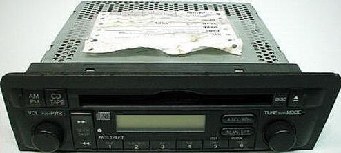 Radio stereo audio am fm cd 2004 2005 04 05 honda civic 4 dr dx lx hx 185516
