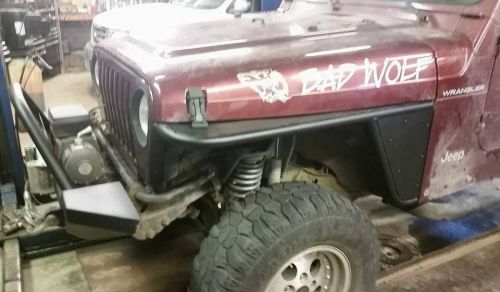 Jeep tj/yj front and rear tube fenders diy kit with skins