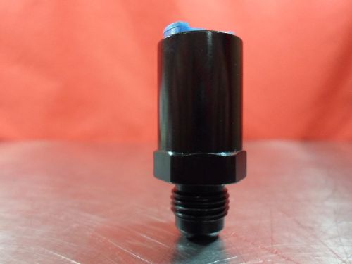 Fragola 491990 black aluminum  6an to 5/16" female spring lock efi adapter