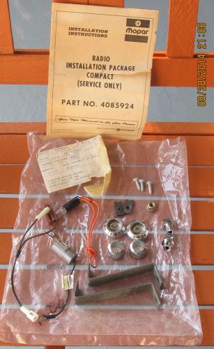 Nos 1970&#039;s chrysler dodge plymouth dodge truck radio insalltation kit charger
