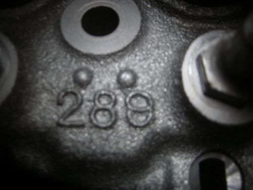 Ford hipo 289 heads c5oe  65-289 shelby mustang cobra k- code gt350 tiger