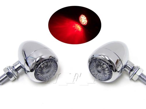 Motorcycle led stop + running + turn signal tail lights for triumph cafe racer
