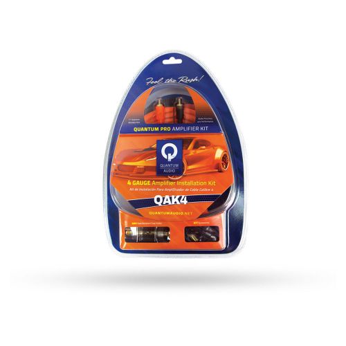 Quantum audio qak4 4 ga. amplifier installation kit