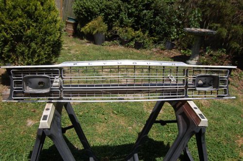 Mopar 73 duster grill