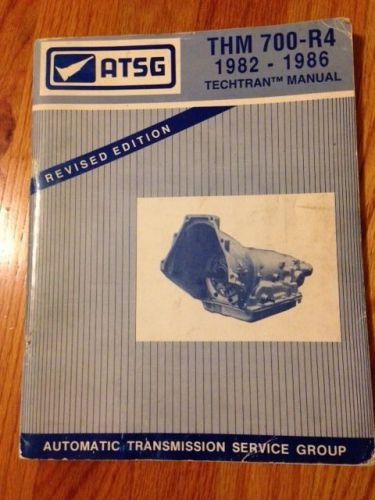 Atsg gm 1982-1986 thm 700-r4 automatic transmission service repair manual