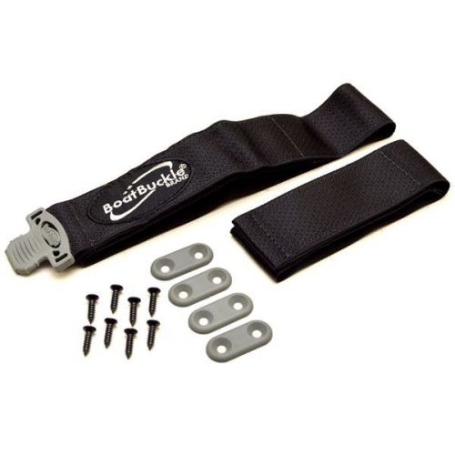 Boatbuckle f15433 black boat deck mount  marine rod hold down plus