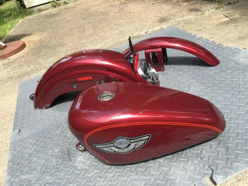 Harley sportster paint set limited anniversary tank fender chopper bobber oem nr