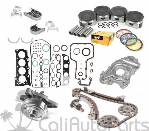00-08 toyota celica matrix 1.8l 1zzfe dohc overhaul engine rebuild kit (metal)