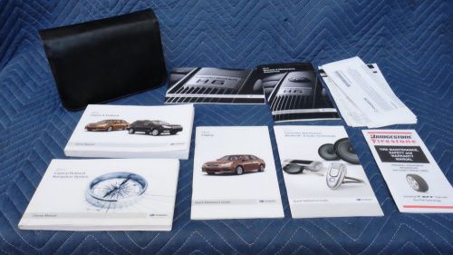 Subaru legacy 2012 owner&#039;s manual set w/ navigation manual oem e0464