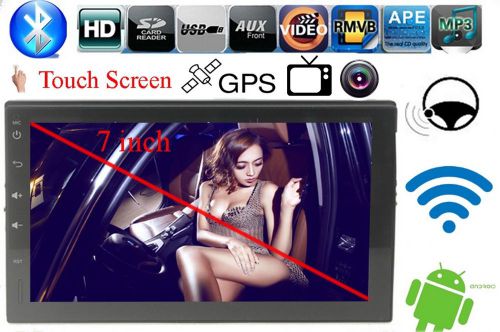 Gps touch screen wifi 7'' bluetooth car stereo radio mp3 player remote control