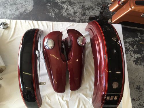 Oem harley davidson shovelhead fx 73-81 fenders and fuel tank