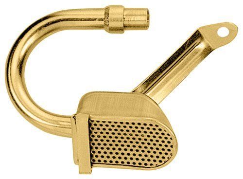 Milodon 18310 gold zinc plated deep sump oil pan pickup for small block chevy