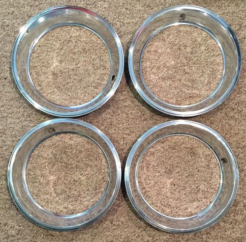 1967 corvette set of four nos trim rings 9796696
