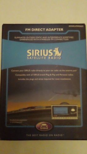 Sirius radio fm direct w/ antenna adapters