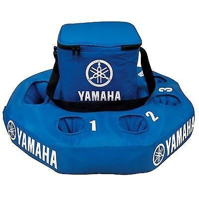 Genuine yamaha floating inflatable cooler mar-fltcl-er-06 drink holder